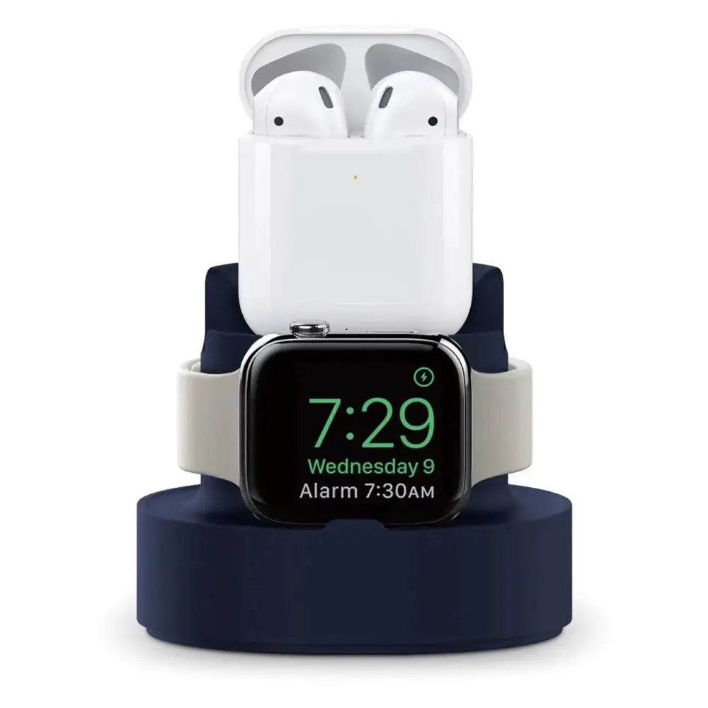 Ladestation - 2-in-1 Ladestation für Apple Watch & iPhone - Dunkelblau