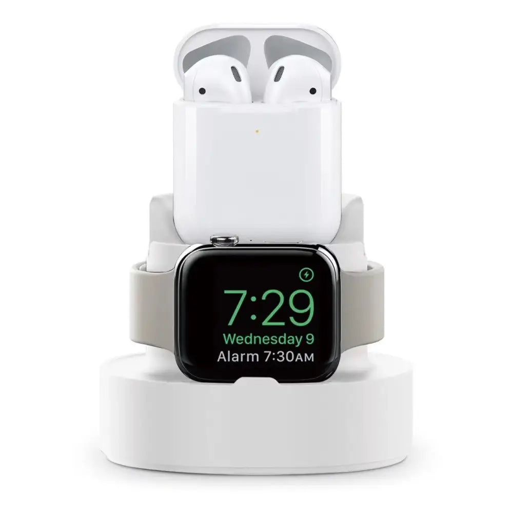 Ladestation - 2-in-1 Ladestation für Apple Watch & iPhone - Weiss