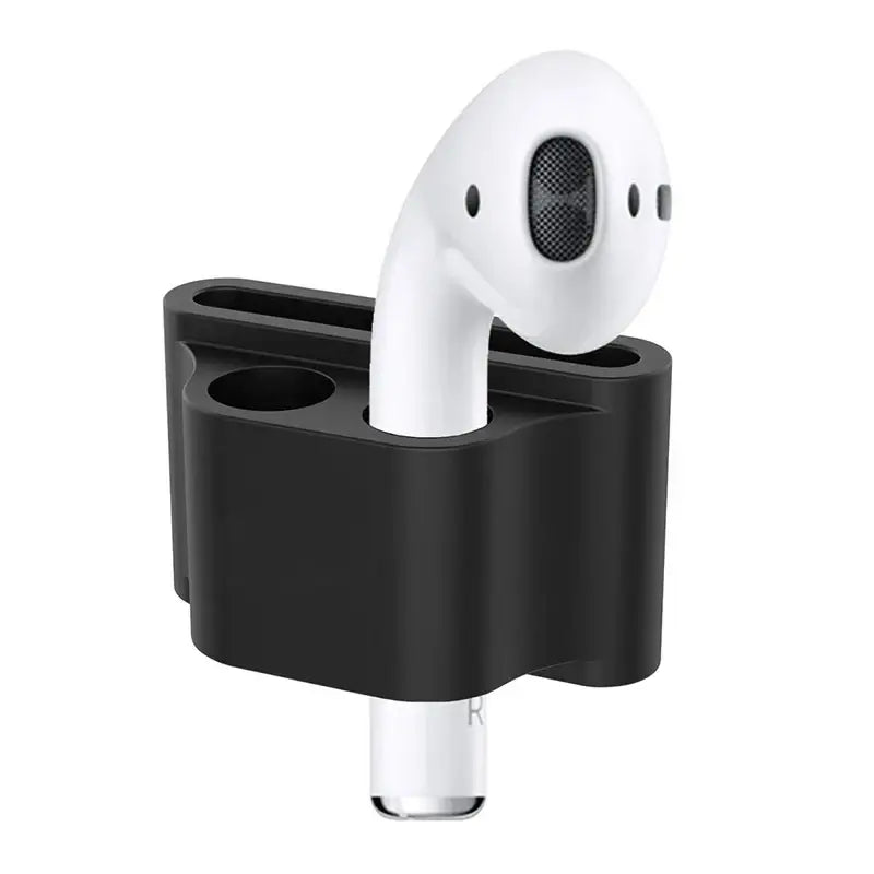 Apple Watch Armband - AirPods Halterung für Apple Watch - Schwarz