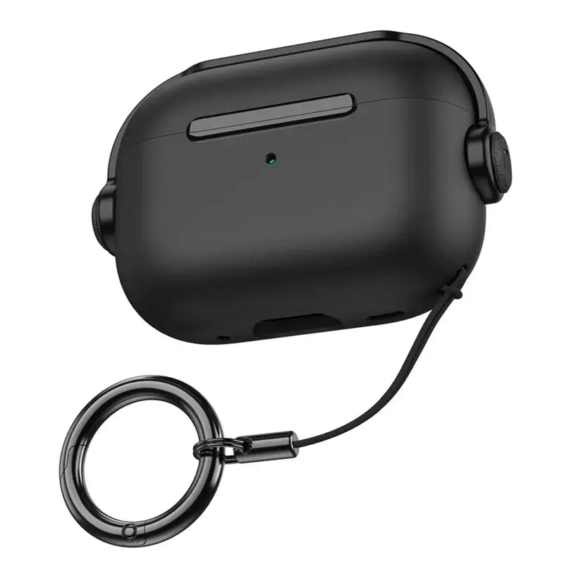 Airpods Zubehör - Airpods Schutzhülle mit Lock-System - Black / AirPods Pro 2