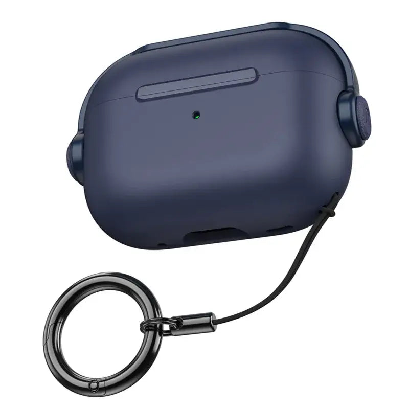 Airpods Zubehör - Airpods Schutzhülle mit Lock-System - Dark Blue / AirPods Pro 2