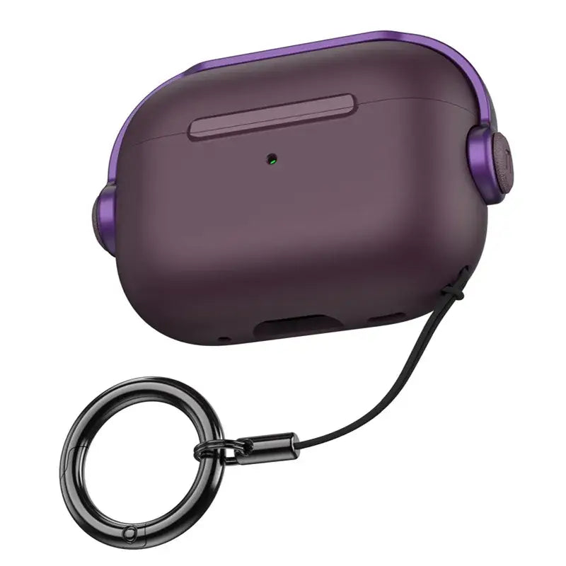 Airpods Zubehör - Airpods Schutzhülle mit Lock-System - Purple / AirPods Pro 2