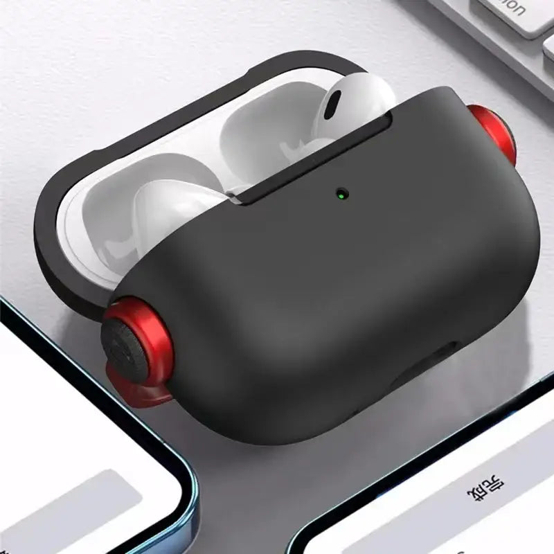 Airpods Zubehör - Airpods Schutzhülle mit Lock-System