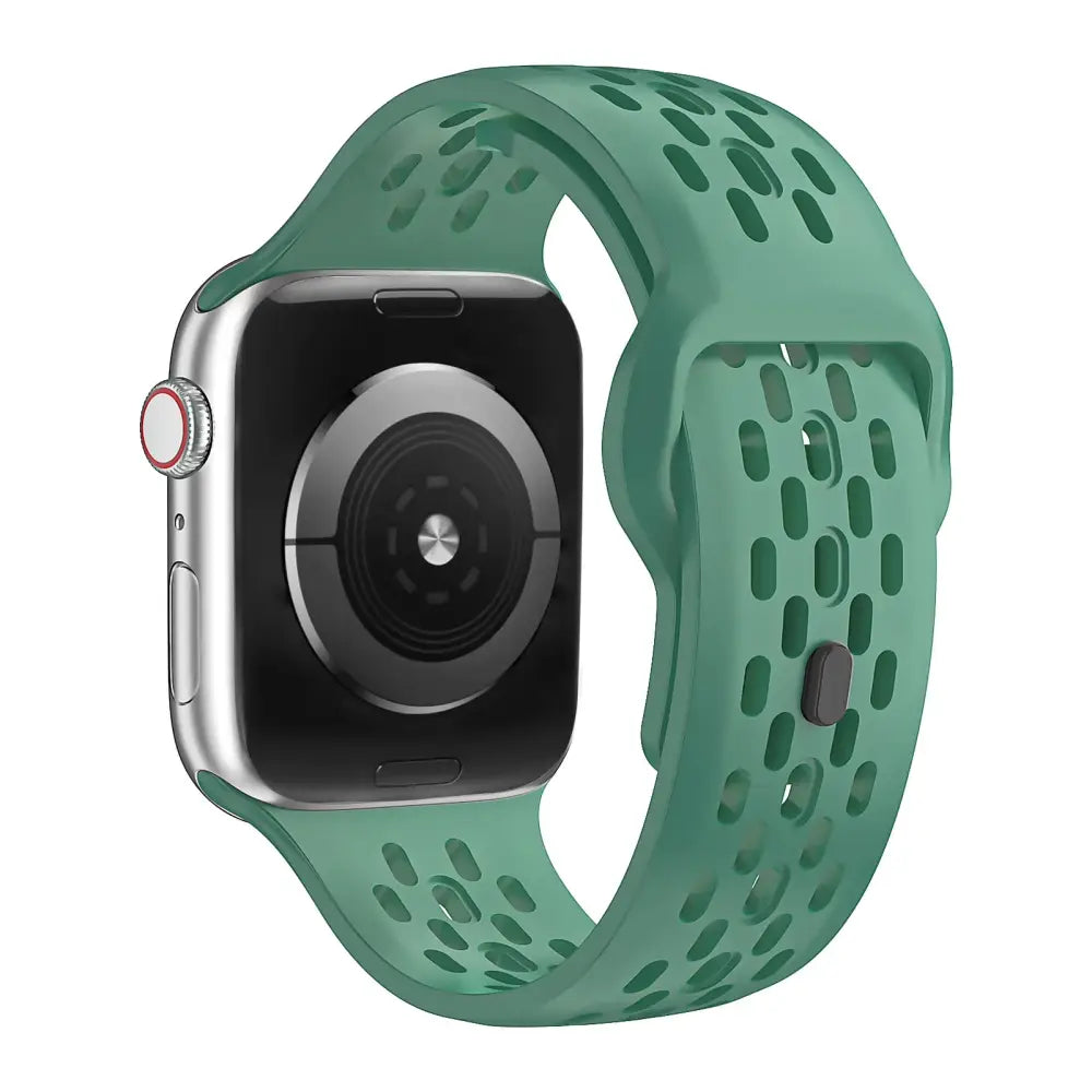 Apple Watch Armband - Apple Watch Aktiv Armband aus Silikon - Cactus / 38-40-41 mm