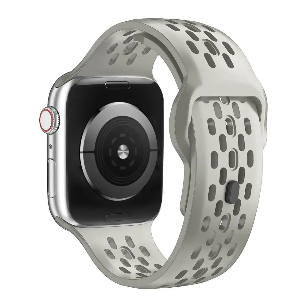 Apple Watch Armband - Apple Watch Aktiv Armband aus Silikon - Grey / 38-40-41 mm