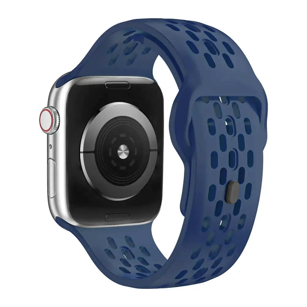 Apple Watch Armband - Apple Watch Aktiv Armband aus Silikon - Midnight Blue / 38-40-41 mm