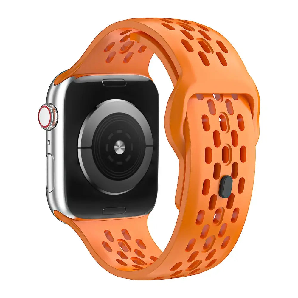 Apple Watch Armband - Apple Watch Aktiv Armband aus Silikon - Orange / 38-40-41 mm