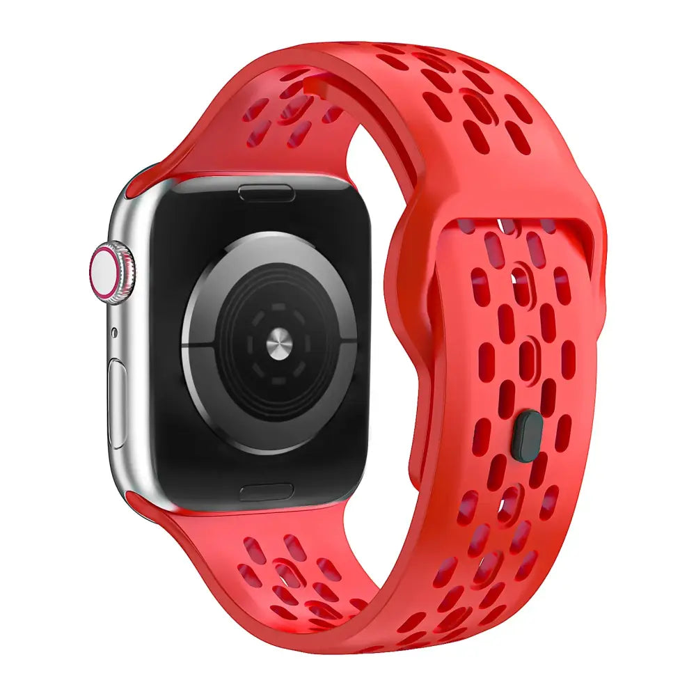 Apple Watch Armband - Apple Watch Aktiv Armband aus Silikon - Red / 38-40-41 mm