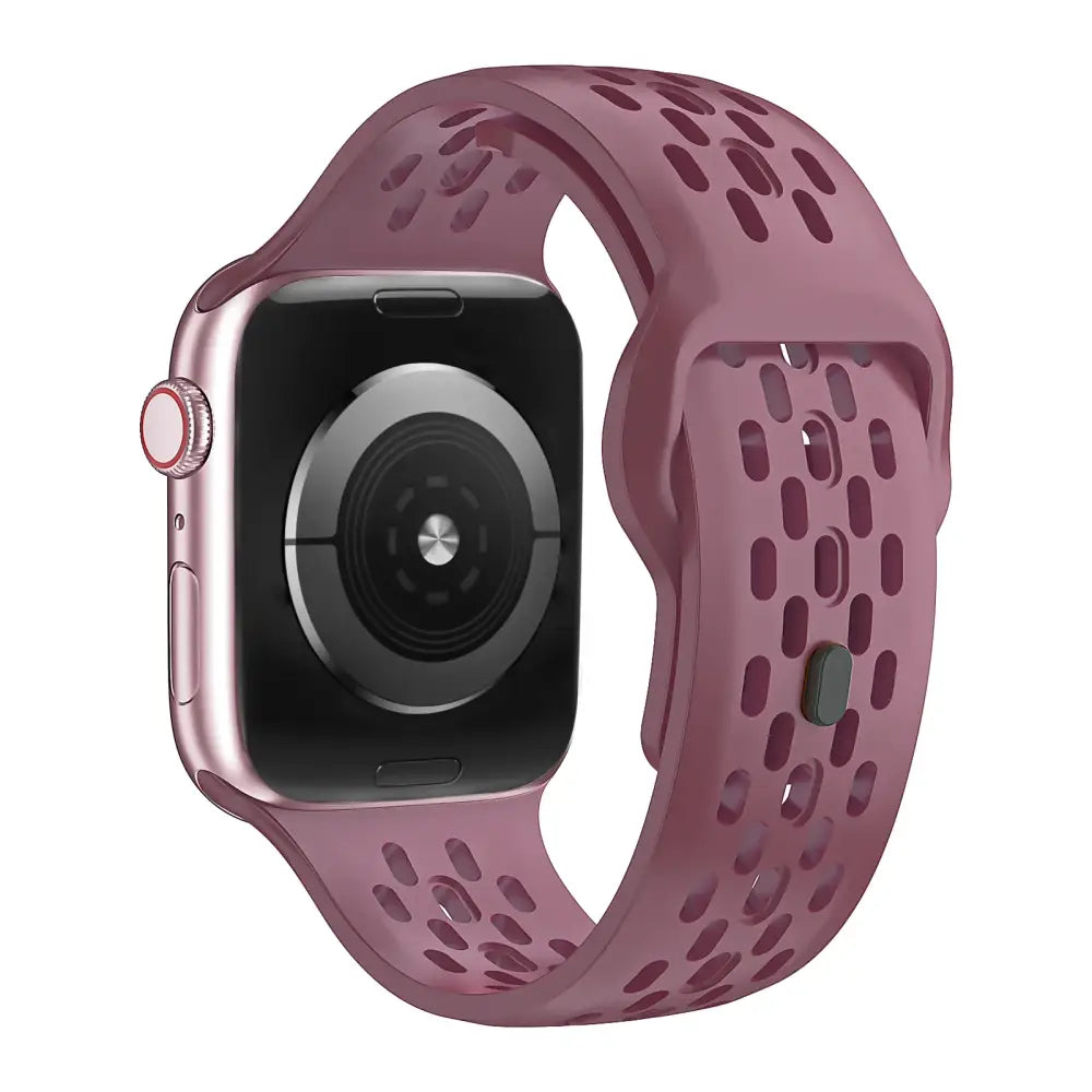 Apple Watch Armband - Apple Watch Aktiv Armband aus Silikon - Smoke Purple / 38-40-41 mm