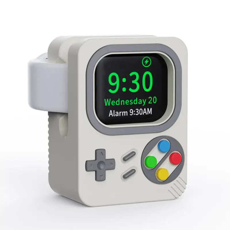 Ladestation - Apple Watch Ladestation – Retro Game Boy - Weiss