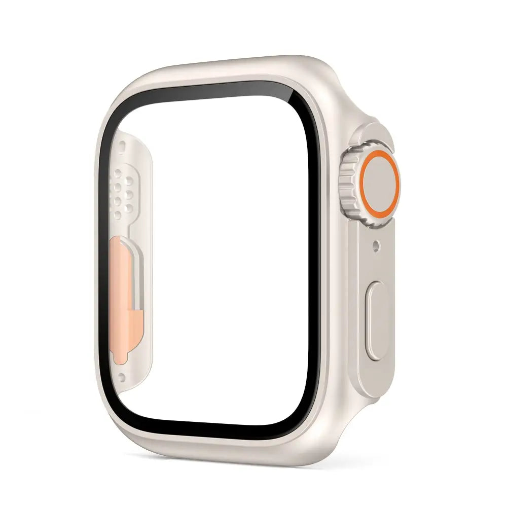 Displayschutz - Change to Ultra – Apple Watch Schutzgehäuse im Ultra Design - Starlight / 38 mm