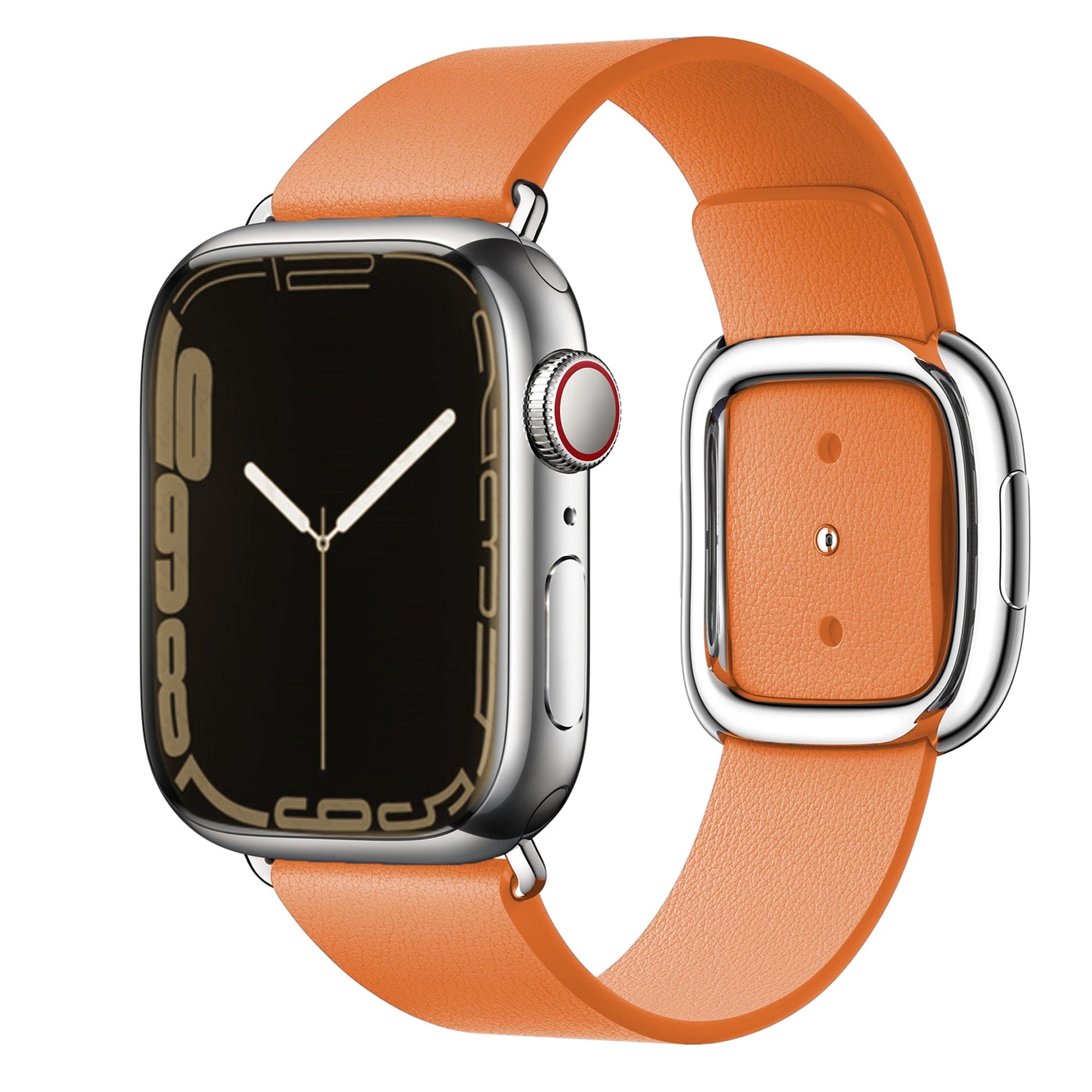 Echtleder-Armband mit Edelstahl-Schnalle - Sunset / 38-40-41 mm - Apple Watch Armband