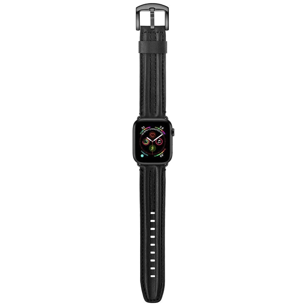 Echtleder Armband mit Relief - Apple Watch Armband