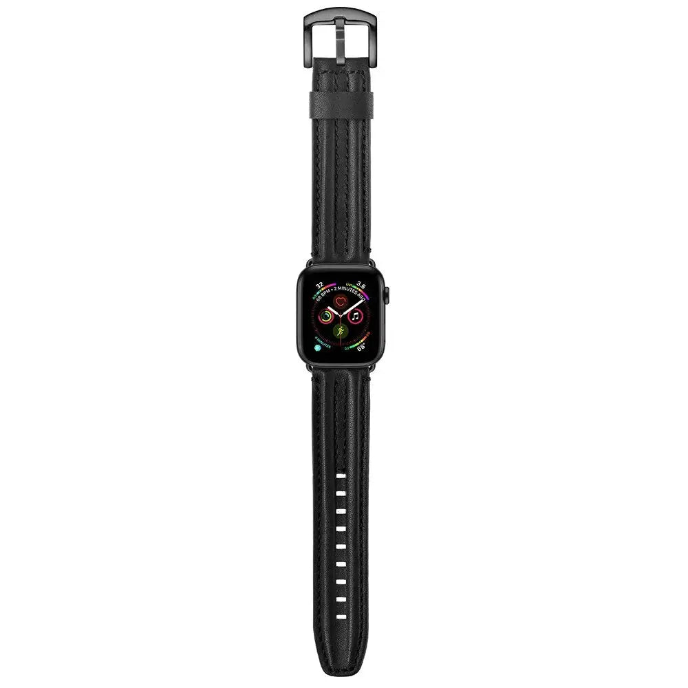 Apple Watch Armband - Echtleder Armband mit Relief