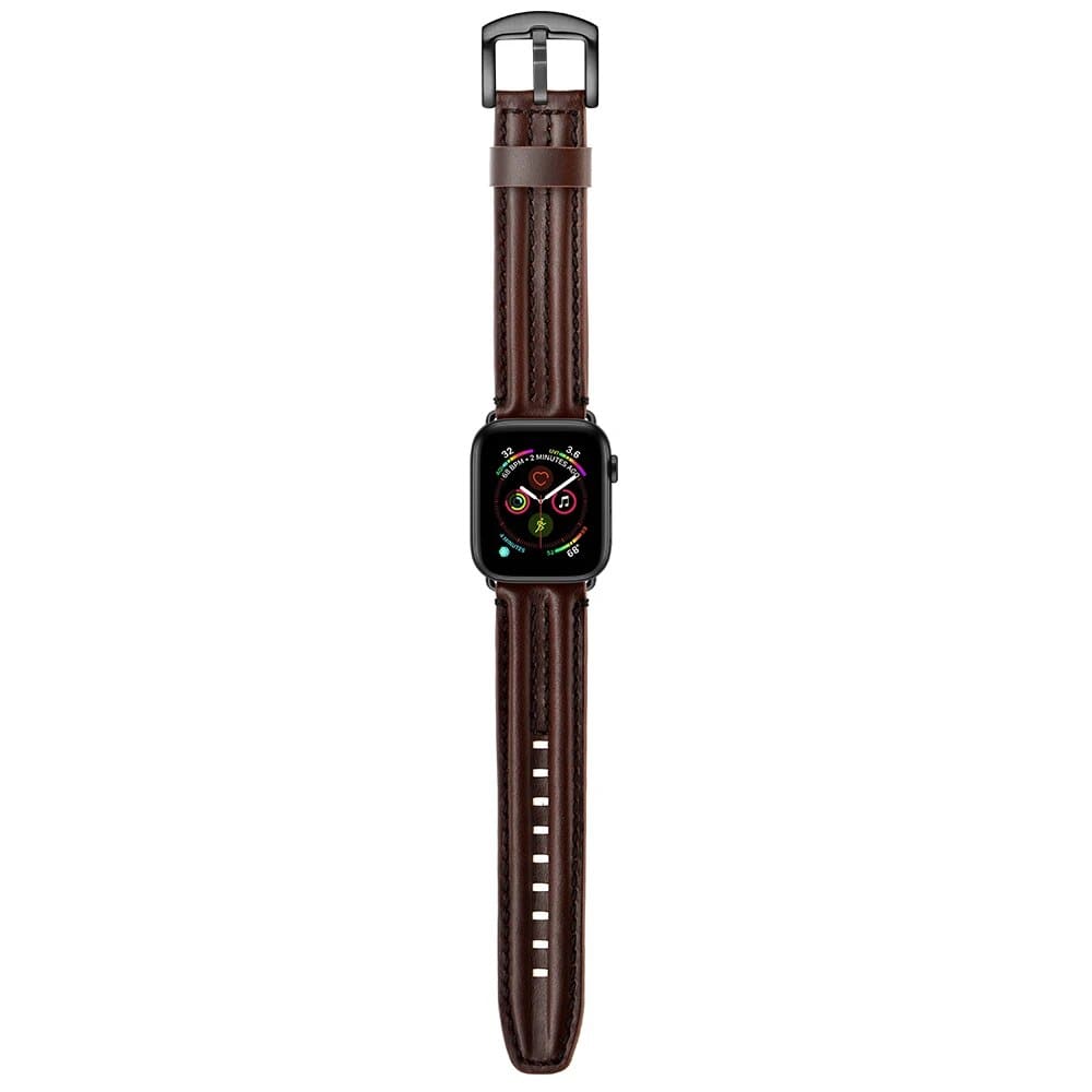 Echtleder Armband mit Relief - Apple Watch Armband