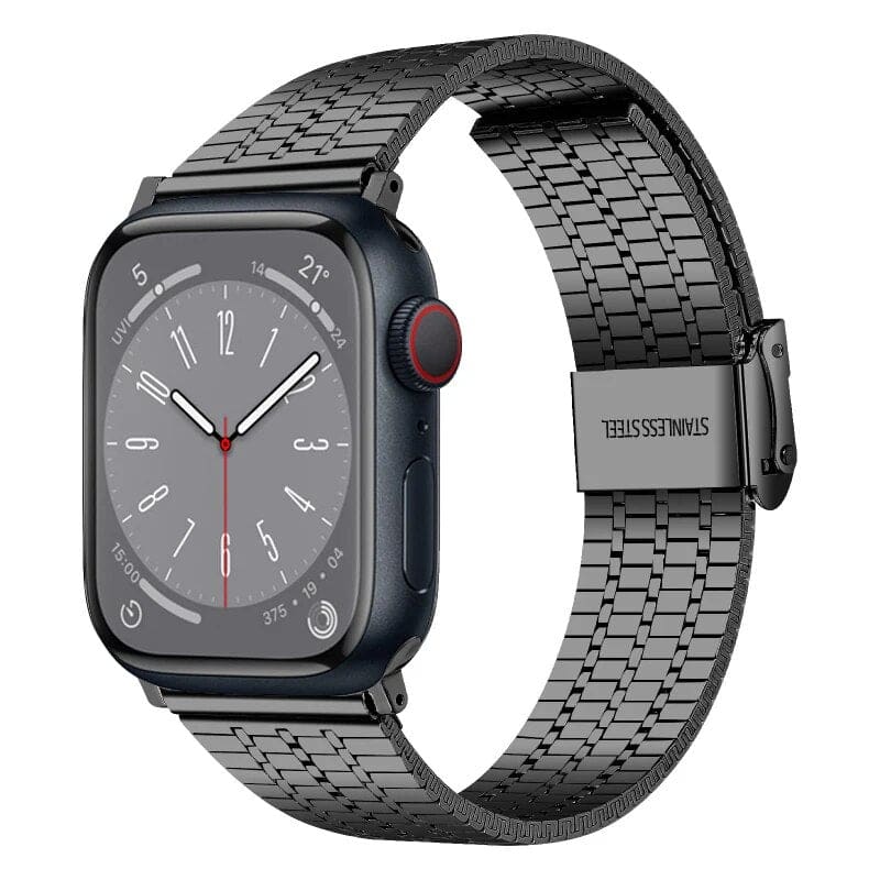 Edelstahl Armband - Schwarz / 38 - 40 - 41 mm Apple Watch