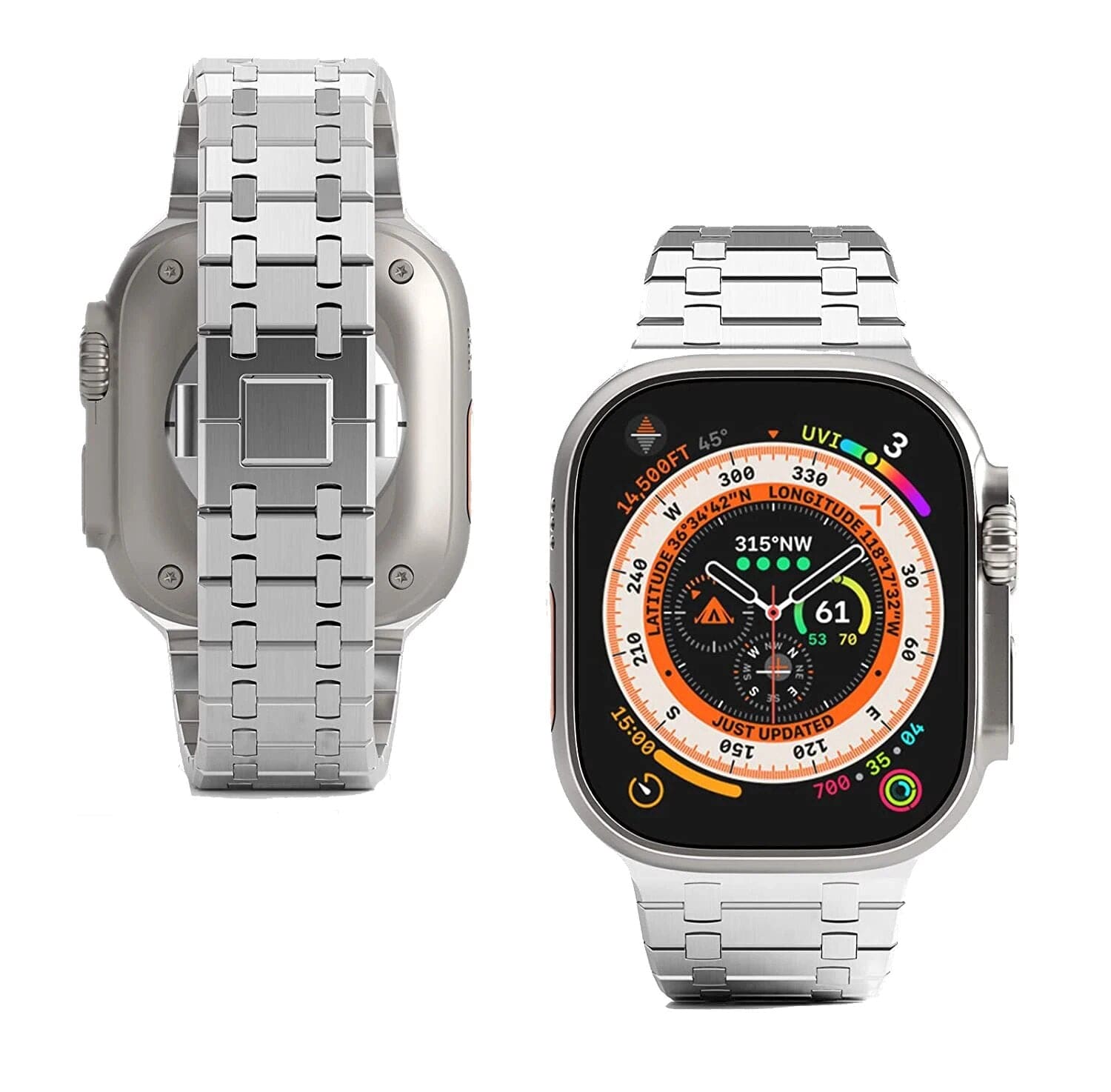 Edelstahl Gliederarmband - Apple Watch Armband