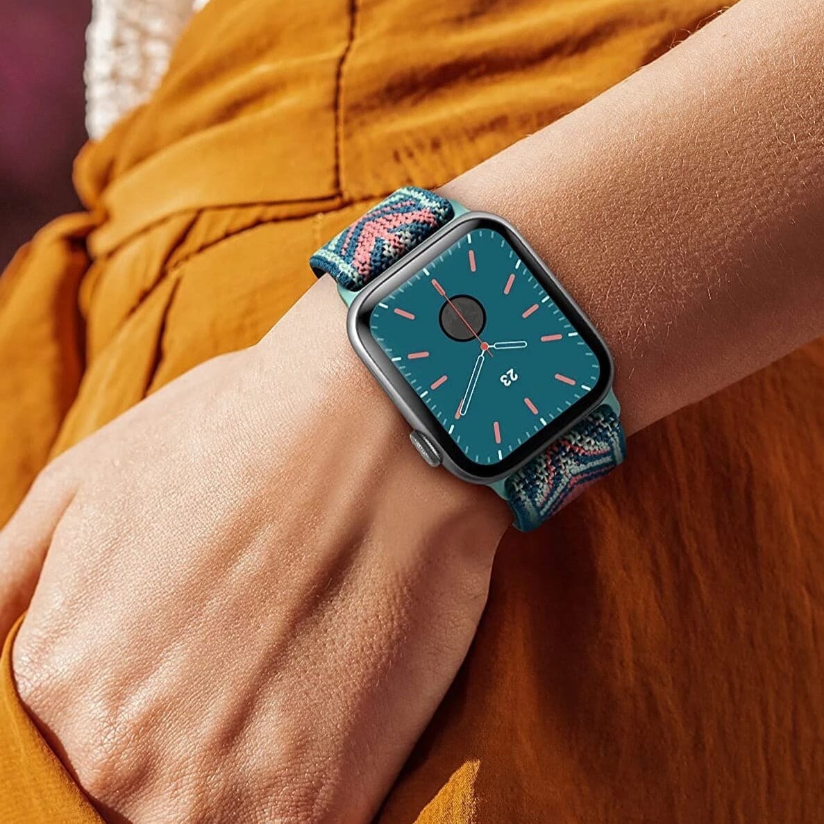 Elastisches Textil-Armband • Bohemia - Apple Watch Armband