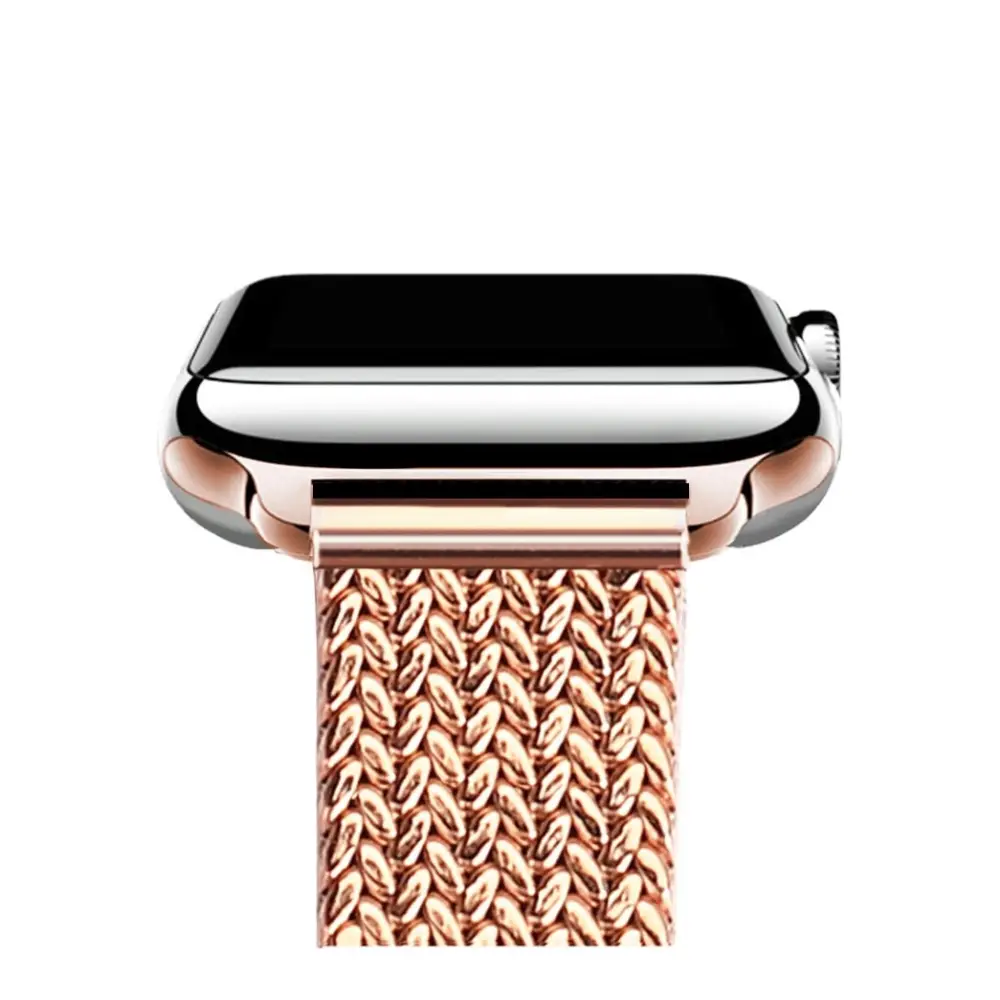 Apple Watch Armband - Extra-schmales Milanaise Armband aus Edelstahl