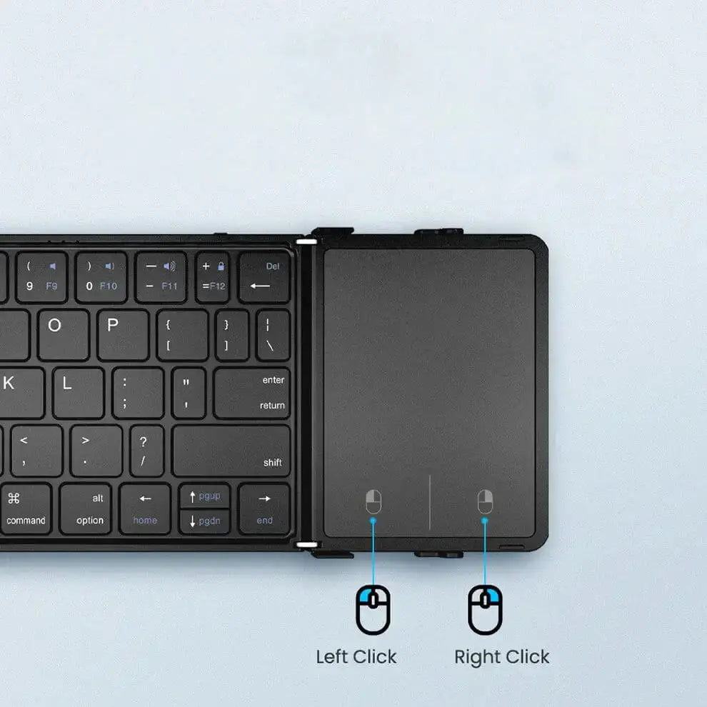 Tastatur - FlexPad – Faltbare Bluetooth-Tastatur mit Trackpad