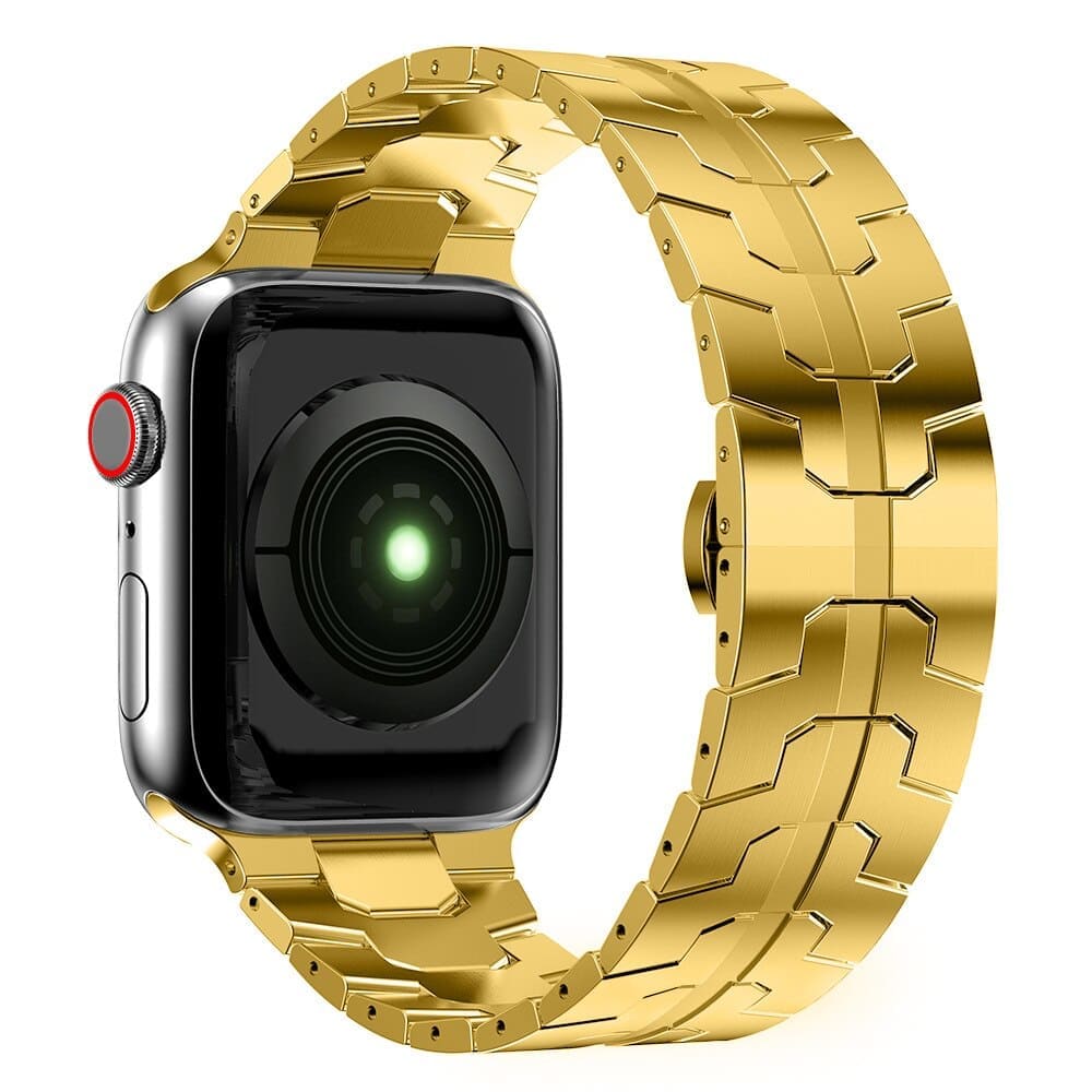 Gliederarmband aus Edelstahl - Gold / 38 - 40 - 41 mm Apple Watch Armband