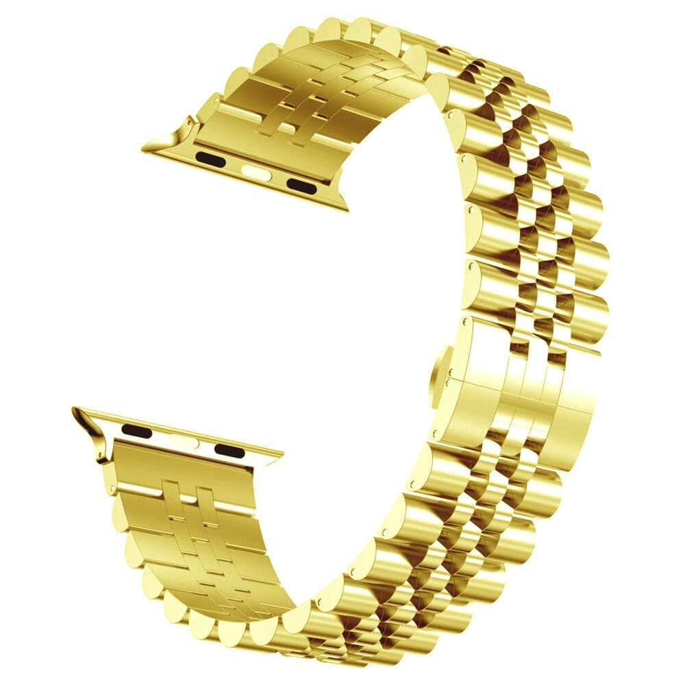 Gliederarmband aus Edelstahl - Gold / 38-40-41 mm - Apple Watch Armband