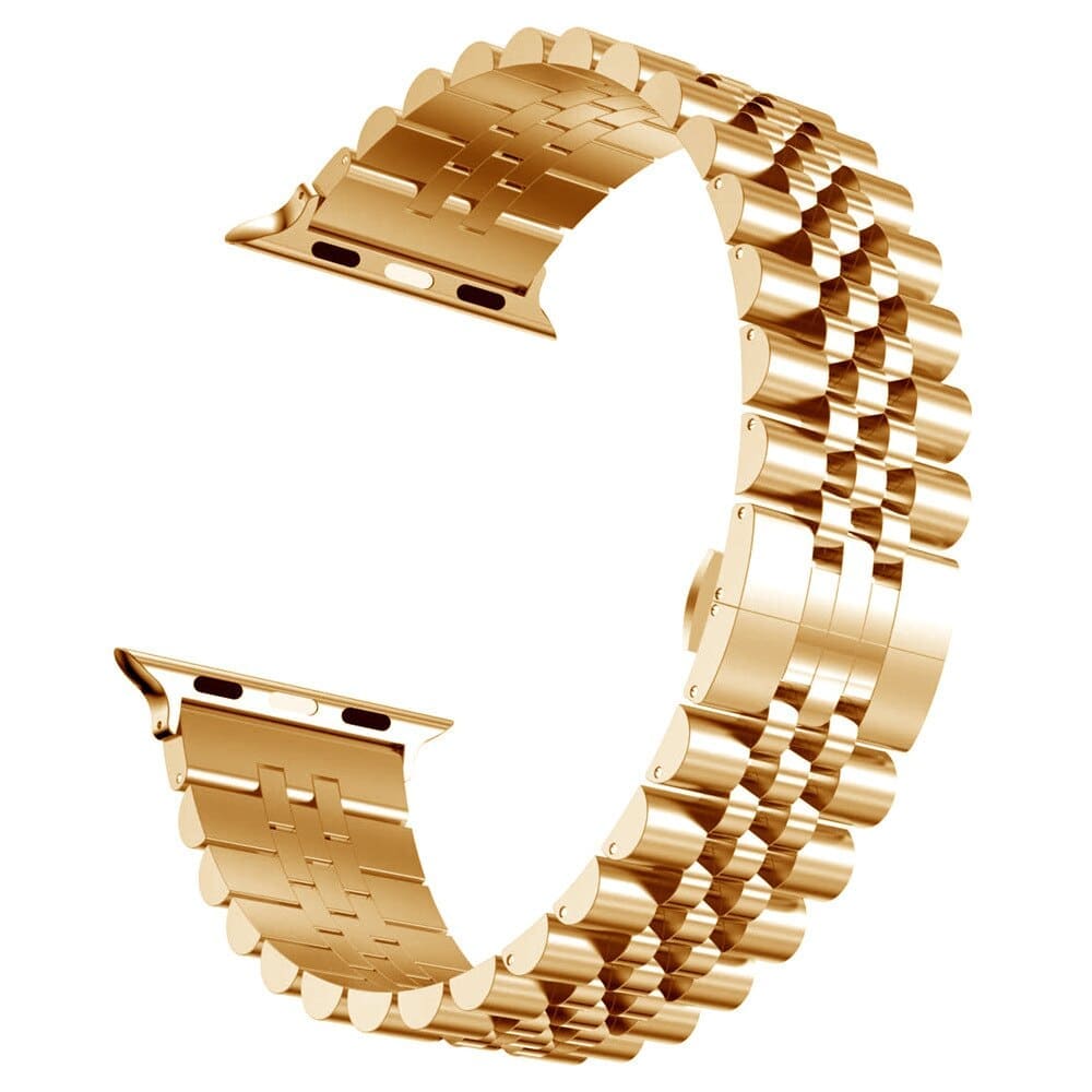 Gliederarmband aus Edelstahl - Rosegold / 38-40-41 mm - Apple Watch Armband