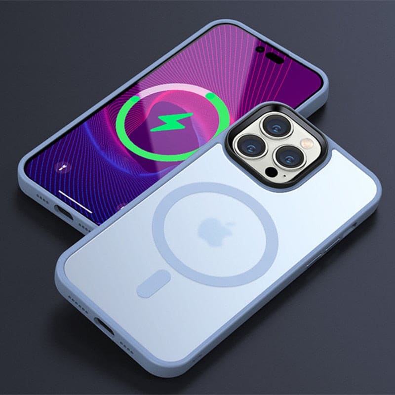 iPhone Schutzhülle mit MagSafe (Hardcase) - Sierra Blue / iPhone 15 - iPhone Schutzhülle