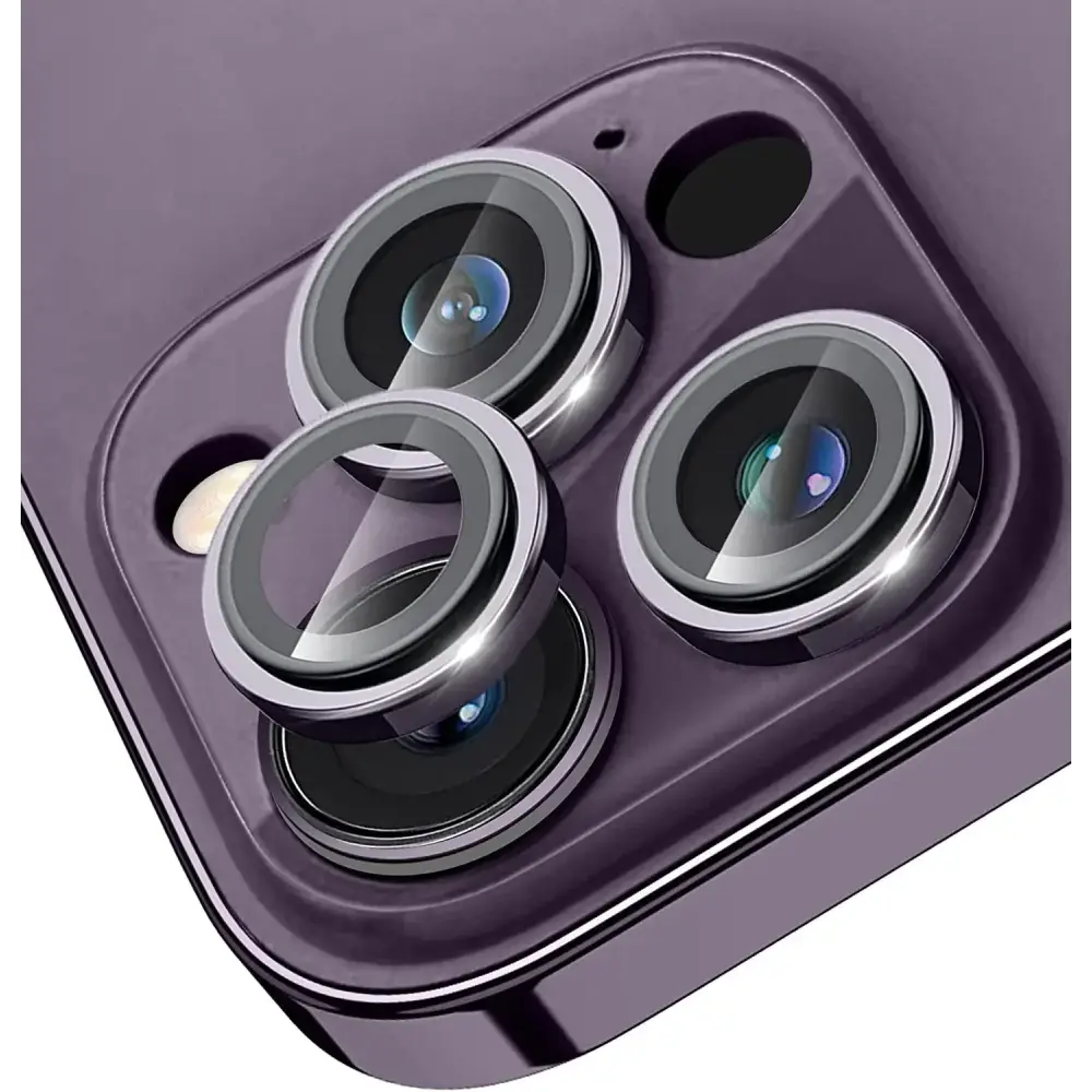 iPhone Displayschutz - Kamera-Schutz für iPhone - Purple / iPhone 15 Plus