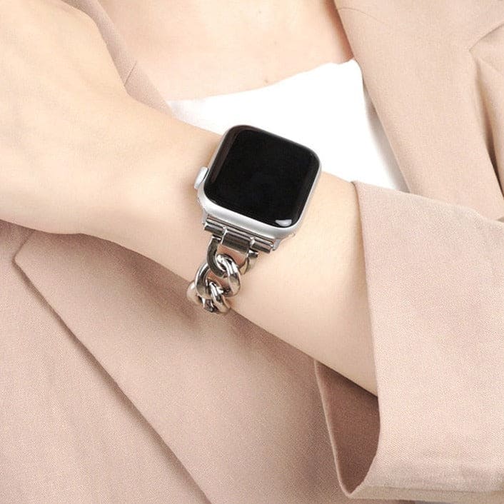 Kettenarmband aus Edelstahl - Apple Watch Armband