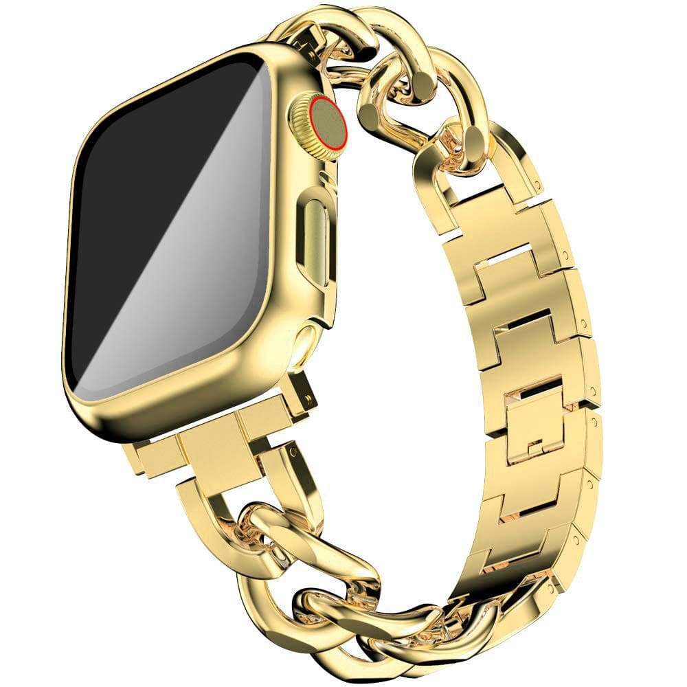 Kettenarmband aus Edelstahl - Gold / 38 mm - Apple Watch Armband