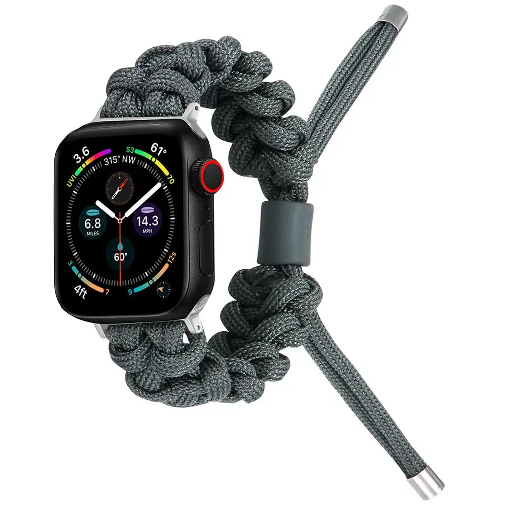 Apple Watch Armband - Kordelarmband für Apple Watch - Dark Grey / 38-40-41 mm