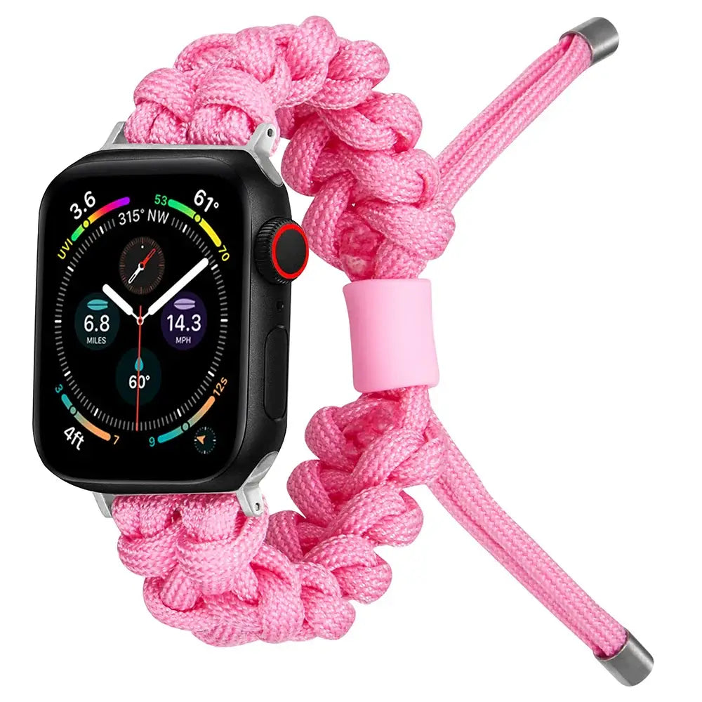 Apple Watch Armband - Kordelarmband für Apple Watch - Pink / 38-40-41 mm