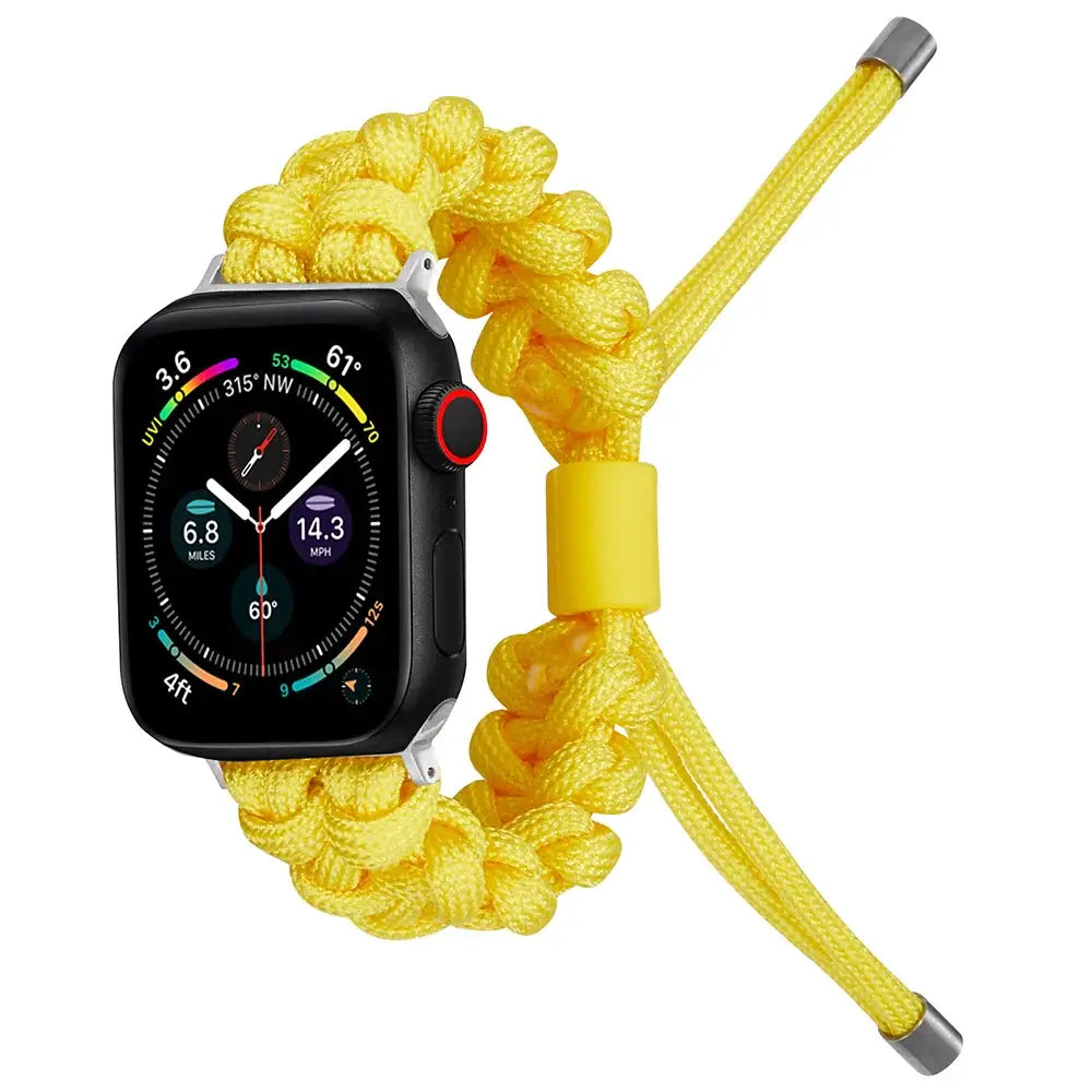 Apple Watch Armband - Kordelarmband für Apple Watch - Yellow / 38-40-41 mm