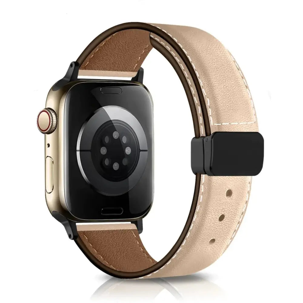 Apple Watch Armband - Kunstleder-Armband mit Magnet-Verschluss