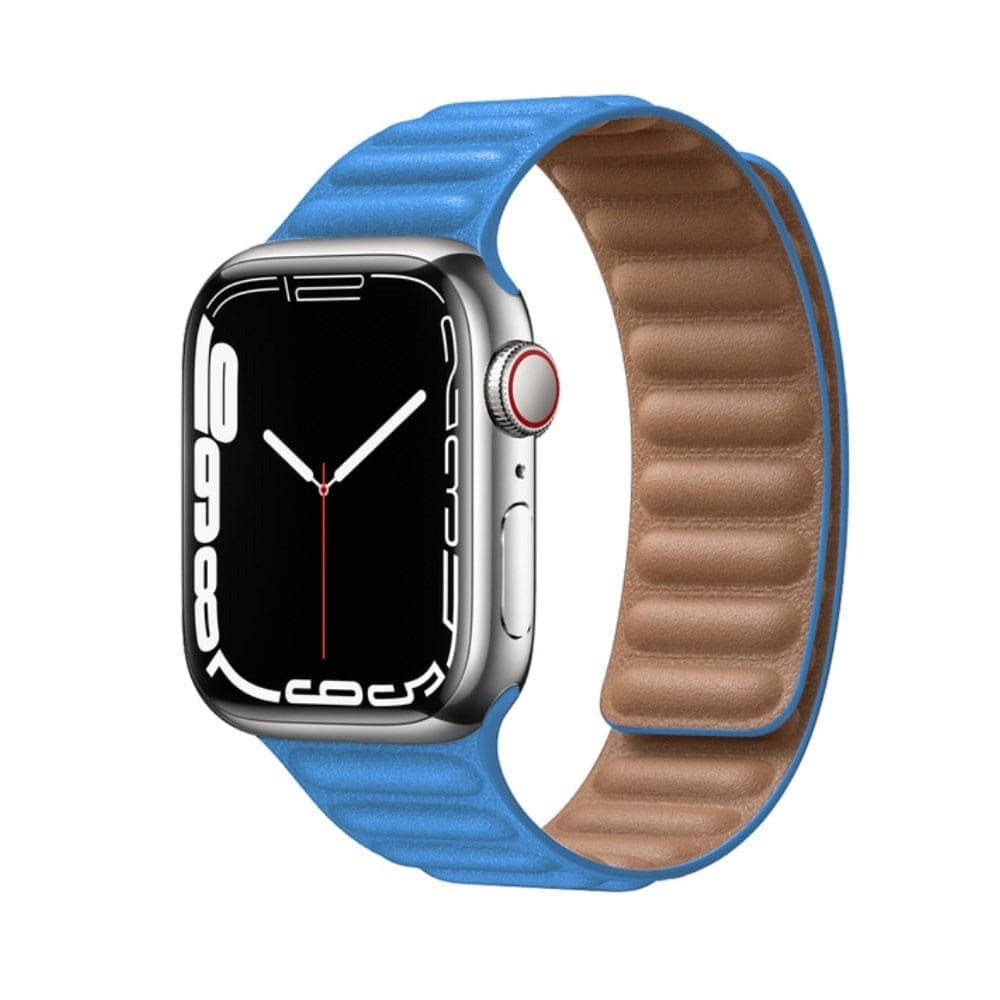 Magnetic Loop • Armband aus Kunstleder - Blau / 38-40-41 mm - Apple Watch Armband