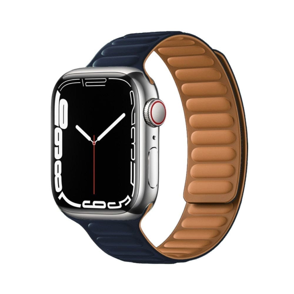 Magnetic Loop • Armband aus Silikon - Mitternacht Blau / 38-40-41 mm - Apple Watch Armband