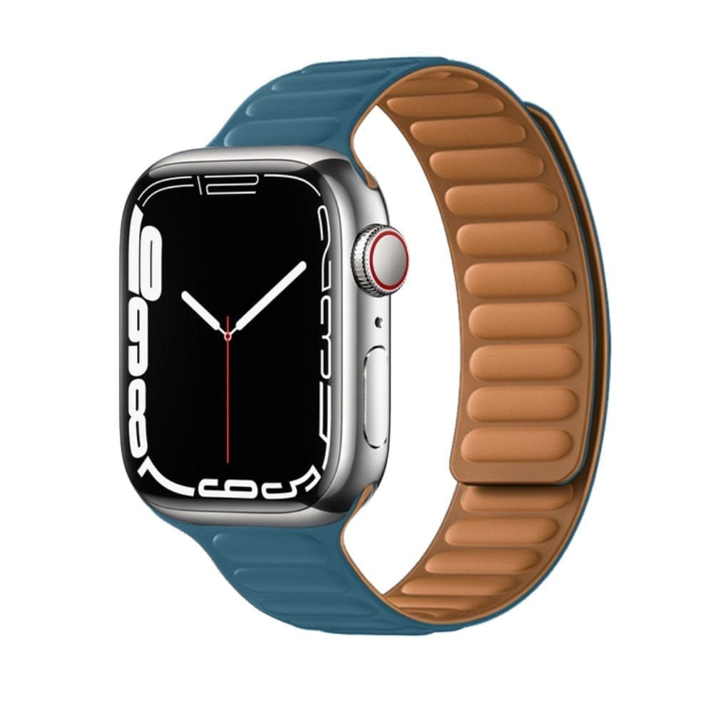 Magnetic Loop • Armband aus Silikon - Petrol Blau / 38-40-41 mm - Apple Watch Armband