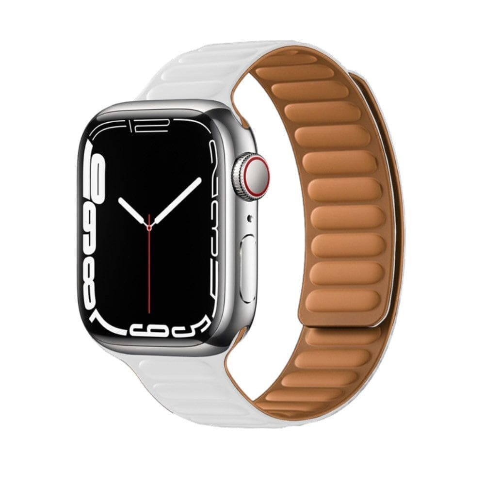 Magnetic Loop • Armband aus Silikon - Weiss / 38-40-41 mm - Apple Watch Armband