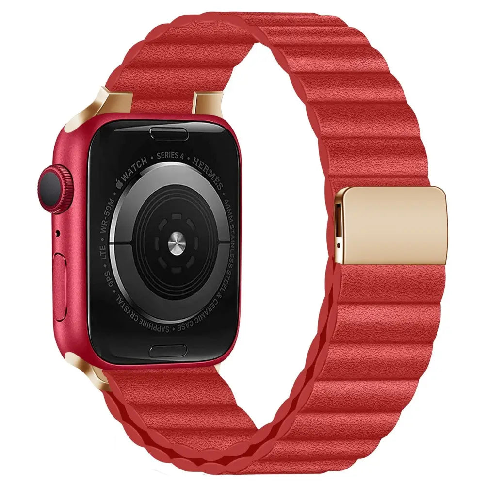 Apple Watch Armband - Magnetisches Armband aus Echtleder