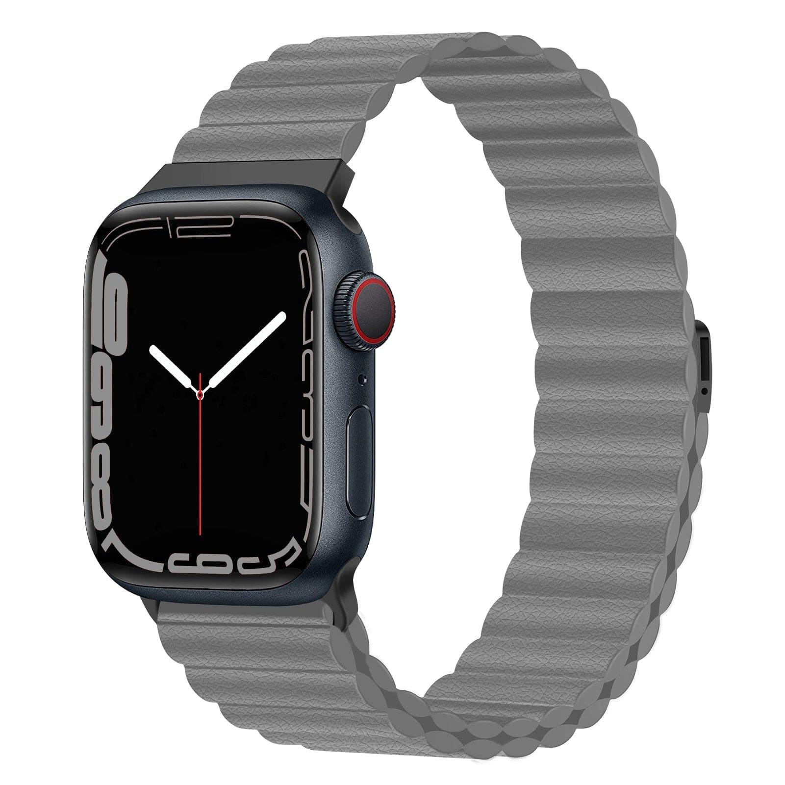 Magnetisches Armband aus Echtleder - Grau / 38 - 40 - 41 mm Apple Watch
