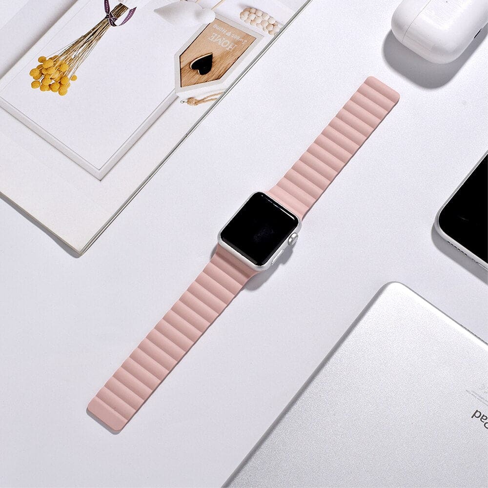 Magnetisches Armband aus Silikon - Apple Watch Armband