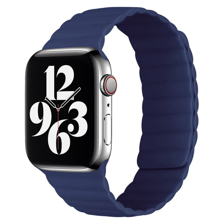 Magnetisches Armband aus Silikon - Blau / 38-40-41 mm - Apple Watch Armband