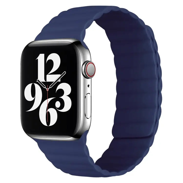 Apple Watch Armband - Magnetisches Armband aus Silikon - Blau / 38-40-41 mm