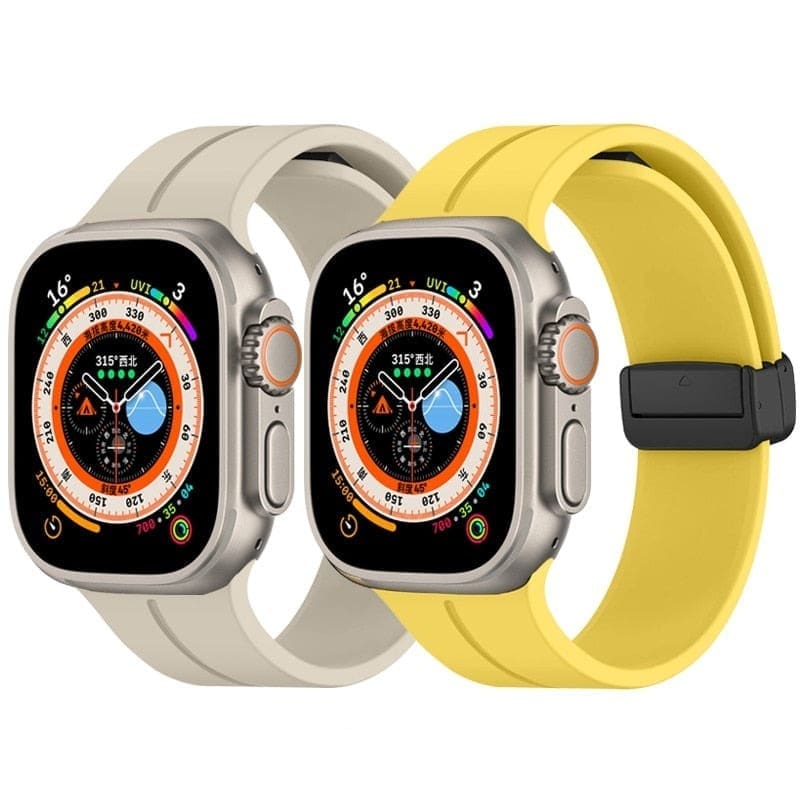 Magnetisches Silikon-Armband - Apple Watch Armband