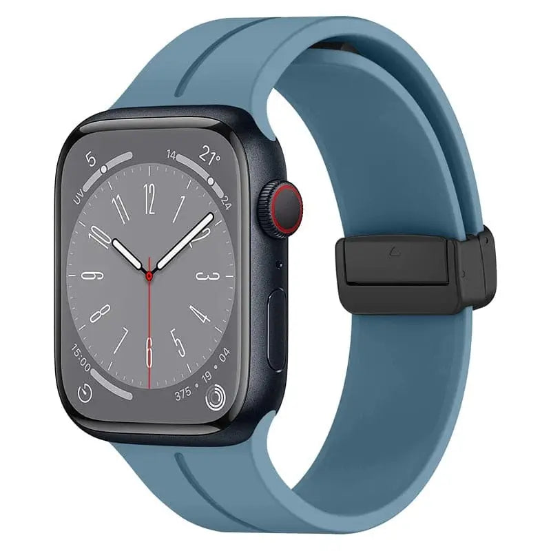 Apple Watch Armband - Magnetisches Silikon-Armband - Blau / 38-40-41 mm