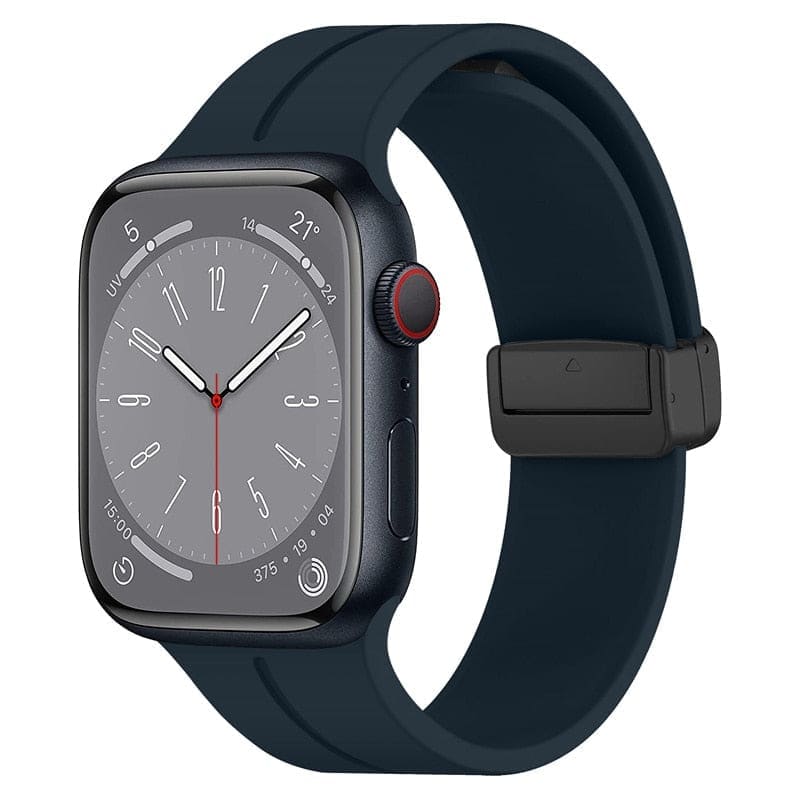 Magnetisches Silikon-Armband - Dunkelblau / 38-40-41 mm - Apple Watch Armband