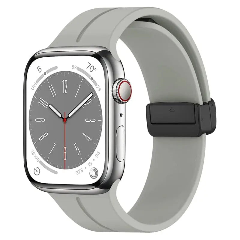 Apple Watch Armband - Magnetisches Silikon-Armband - Grau / 38-40-41 mm