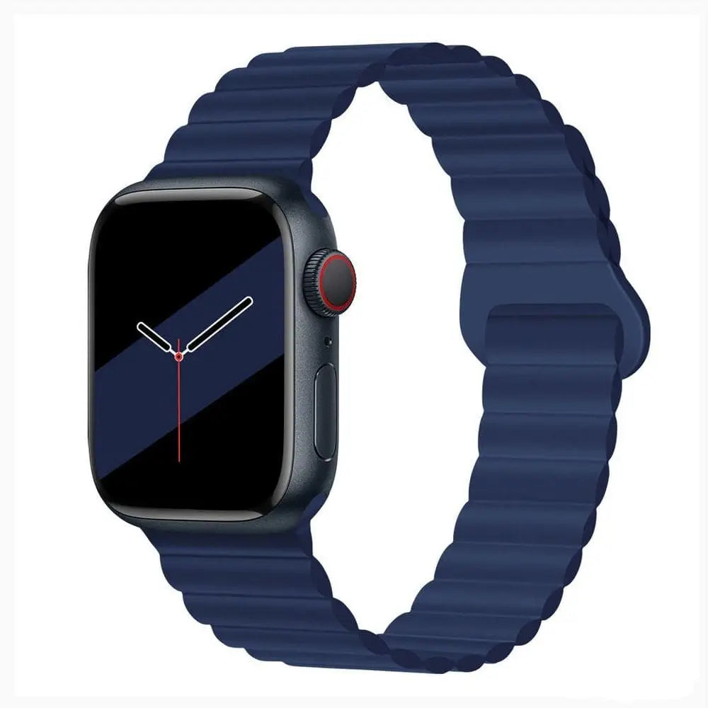 Apple Watch Armband - Magnetisches Silikon-Armband - Midnight Blue / 38-40-41 mm