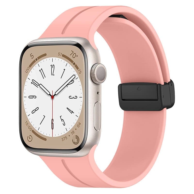 Magnetisches Silikon-Armband - Rosa / 38-40-41 mm - Apple Watch Armband